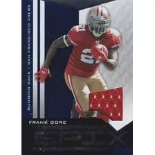 2010 Epix Game Worn Blue Jersey Frank Gore Rb 49ers