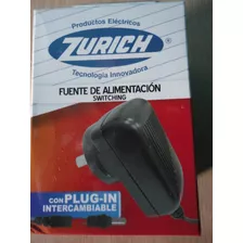 Fuente Switching Zurich 12v. 2 A. C/ Ficha Intercambiable