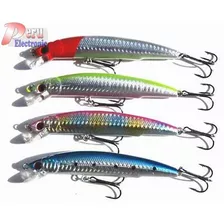 Cebo Señuelos Duros Pesca Kit 4 Unidades 11.5cm. 18gr.