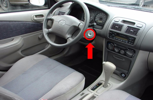 98-02 Toyota Corolla Switch De Encendido Con Llaves Foto 5