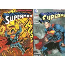 Lote De 2 Cómic Superman, Nueva Serie, Número 1 Televisa