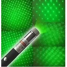 Caneta Pointer Laser Verde 5mw 532 Nm + 1 Ponteira