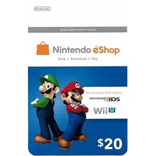 Nintendo Eshop $20 Gift Card - Switch / Lite / Oled