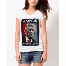 Camiseta/ Baby Look/ American Horror Story Presidente Trump