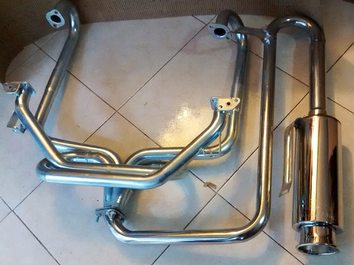 Kit Araa Headers Violin Vocho Carburado Miller Vw Foto 9