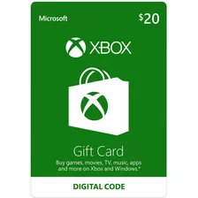 Xbox $20 Gift Card - Xbox One / Xbox 360
