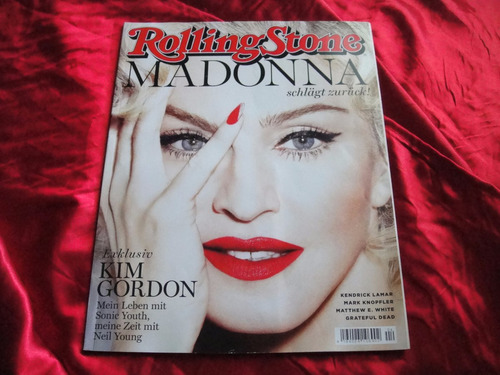 Madonna Rolling Stone 2015 C/cd Rebel Heart Promoção