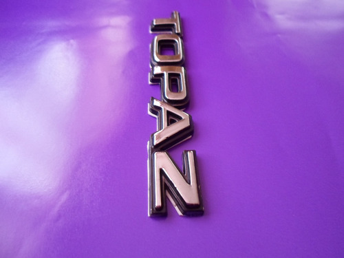 Emblema Topaz Ghia Ford Letras Foto 3