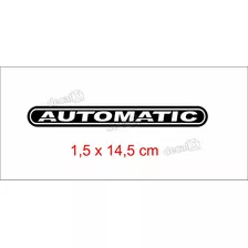 Adesivo Automatic Ford Focus Ecosport Resinado Rs01