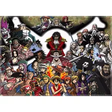 One Piece Poster 60x84cm Anime Mangá Decorar Casa Quarto