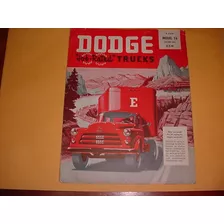 Folder Linha Dodge Caminhao Job Rated Y-5 53 54 Original