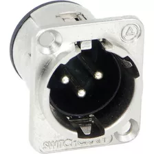 Switchcraft E3msc Conector Xlr Macho 3 Contactos P/ Chasis