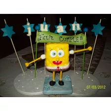 Adorno Para Tortas De Bob Esponja