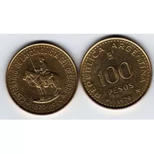 Moneda Conquista Desierto Año 1979 100 Pesos Sin Circular!!!