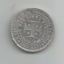 Linda Moeda De Prata De Portugal. 200 Réis. 1898. Soberba.