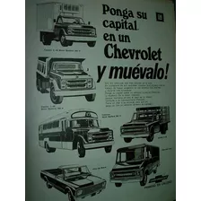 Publicidad Clipping Automoviles Utilitarios Chevrolet Camion