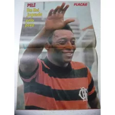 Revista Placar 468 Poster Pelé No Flamengo Atletico Mg 1979
