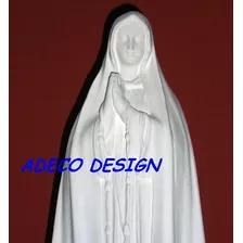 Escultura Estatua Virgen Fatima 59 Cemento Blanco Imagen