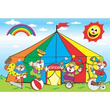 Painel Decorativo Festa Infantil Circo Palhaço (mod3)