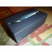 Caja iPhone 5 Negro 16gb Manual,sacachip,sticker,cajita Audi
