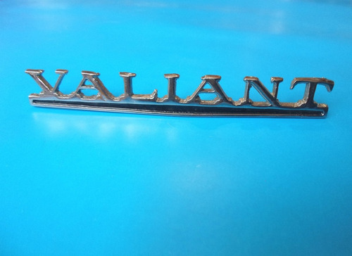 Emblema Valiant Duster Plymouth Cofre Cajuela  Clasico Foto 2