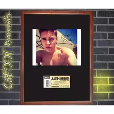 Justin Bieber Foto Firmada Y Entrada Recital Argentina 2011