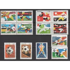Futebol - Coleção De Selos Novos Do Brasil - 7590