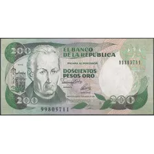 Colombia 200 Pesos 10 Ago 1992 Bgw374