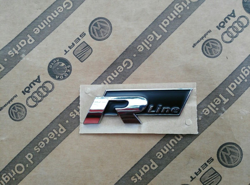 Emblema Rline Original Vw Jetta Beetle Golf Foto 2