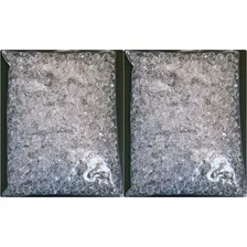 Pedrarias Cristal Acrílico Facetado 12mm Kit Com 2 Pacotes