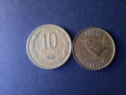 Moneda Gran Bretaña Farthing 1946 Cobre (c11)