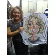 Caricatura Ao Vivo Em Camisetas Festas E Eventos