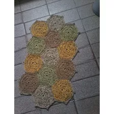 Alfombra Tejida Al Crochet