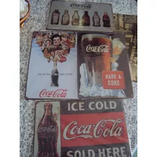 Carteles De Chapa Retros De Coca Cola