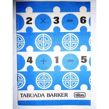 Tabuada Antiga Barker Tilibra Anos 80 Azul