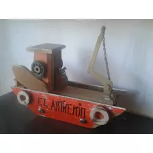  Barcos Maderas Recicladas Unicos En El Sitio!!!