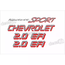 Adesivo Kit Jogo Chevrolet Kadett Sport 2.0 Efi Cza/ver