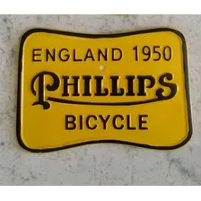 Placa De Licenciamento Bicicleta Antiga Phillips