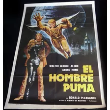 Afiche De Cine Antiguo. El Hombre Puma. 30047