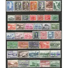 Islandia 48 Dif. 1935-61 = Iceberg = Volcán = Montaña = Etc.