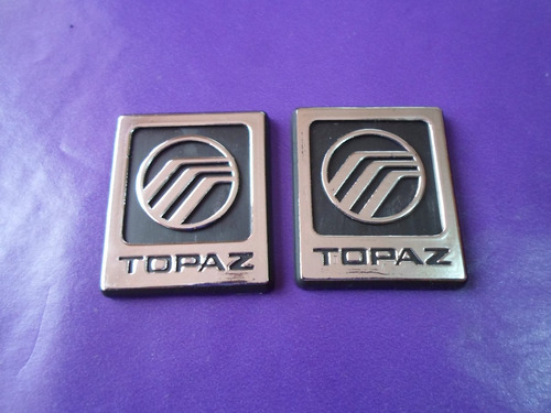 Emblemas Topaz Ford Ghia Laterales Foto 2