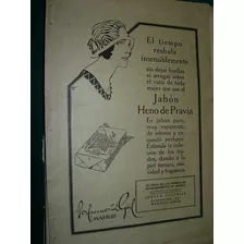 Publicidad Antigua Clipping Jabon Heno De Pravia Tiempo