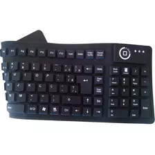 Teclado Flexível De Silicone Dobrável Usb, P/ Notebook, Pc