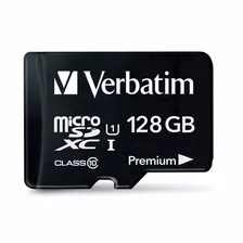 Memoria Microsd Xc 128gb Micro Sd Xc Verbatim Clase 10 Cta