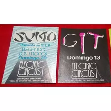 Git Y Sumo Tarjetas Publicidad Años 80