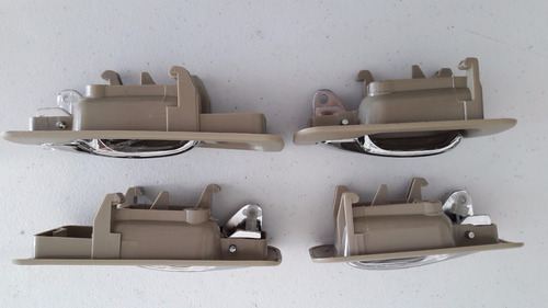 Kit 4 Manijas Interiores Del. Tra.honda Accord 90 - 93 Beige Foto 3