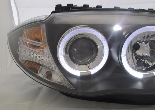 Faros Bmw Serie 1 Con Ojo De Angel 2006-2012 (precio X Par) Foto 6