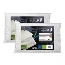 Kit 2 Travesseiros Nasa Up3 Antialérgico