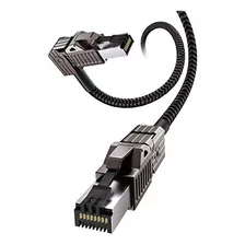Cable Ethernet Hagibis Cat8, Cable De Red Lan De 360° Con Al
