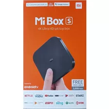 Xiaomi Mi Box S Android Tv Con Google Assistant Remote Strea